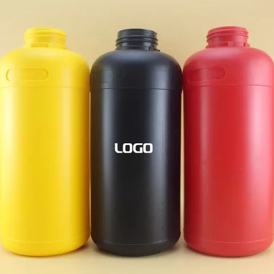 bouteilles chimiques en plastique d'encre de récipient en plastique du HDPE 1000ml vides avec le couvercle à visser en plastique