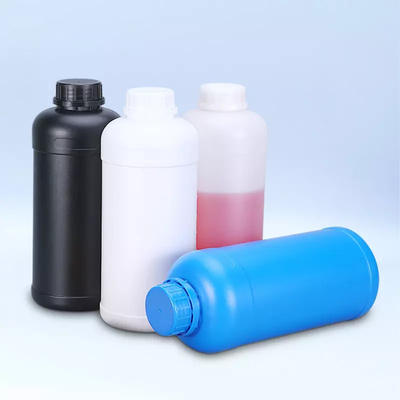 bouteille en plastique de empaquetage liquide de HDPE chimique de récipient en plastique de HDPE d'encre du colorant 1000ml