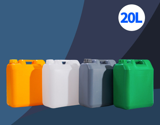 Seau en plastique carré HDPE 20L avec poignée grand conteneur de stockage