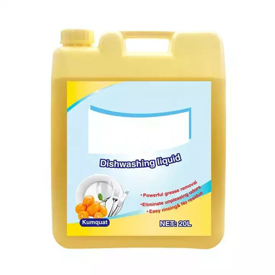 Bouteille vide de détergent liquide de grandes cruches en plastique adaptées aux besoins du client avec la poignée et le bouchon à vis