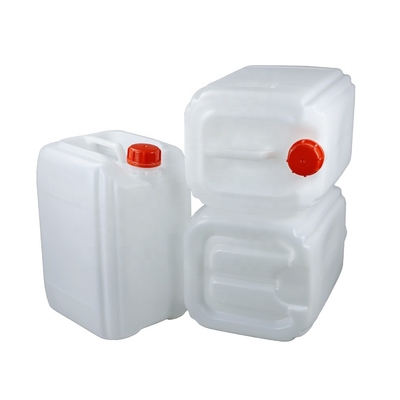 Réservoir d'eau carré blanc de plastique de HDPE du calibre 47mm 20 litre 450g