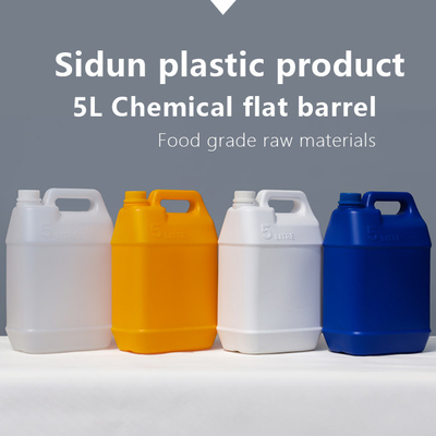 Bouteille en plastique de produits chimiques électroniques avec la poignée 5L Jerry Can Leakproof de plastique