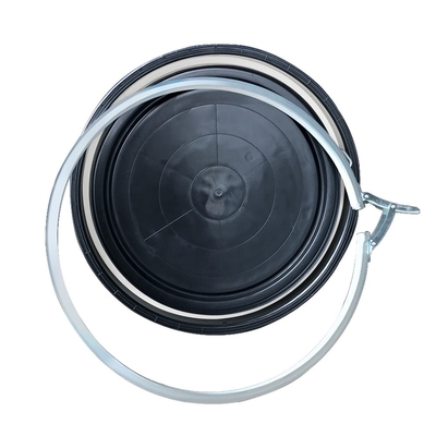 tambour en plastique de HDPE chimique en plastique de conteneurs de 160L 160KG avec l'anneau de cercle de fer