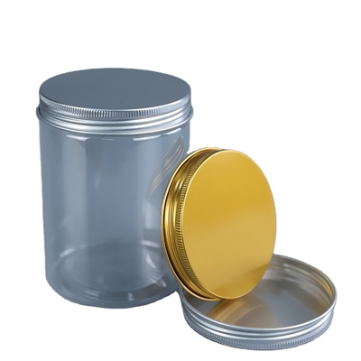 Bouteilles en plastique d'ANIMAL FAMILIER de 55*65MM avec le couvercle 13g de vis