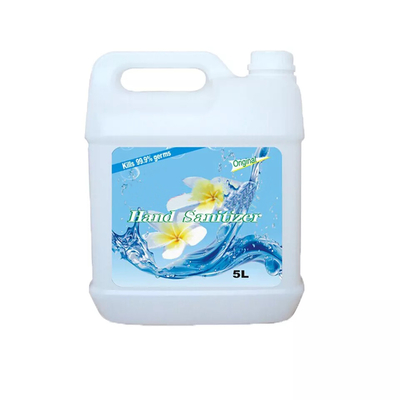 Cruche blanche de forme de place de récipient en plastique du HDPE 5L réutilisable pour le stockage de liquides