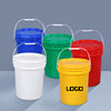 Seau en plastique imperméable du seau en plastique 20L avec le récipient liquide de couvercle pour le revêtement