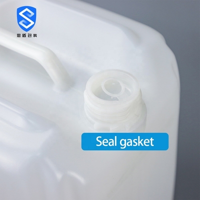 Réservoir d'eau carré blanc de plastique de HDPE du calibre 47mm 20 litre 450g