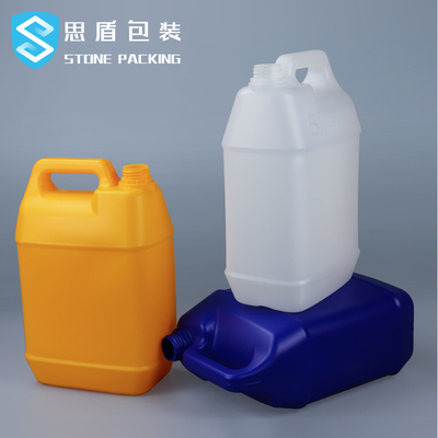 Récipient en plastique liquide chimique du HDPE 5l du calibre 35mm étanche
