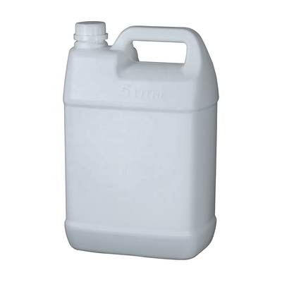 Bouteille en plastique 299mm carrée environnementale durable 220G de HDPE du tambour 5L