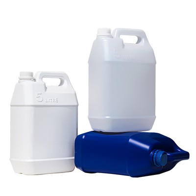 Tambour 5L en plastique à bouchon vissable étanche 2,5 gallons 1 gallon 0,5 gallons