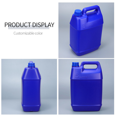 Tambour 5L en plastique à bouchon vissable étanche 2,5 gallons 1 gallon 0,5 gallons
