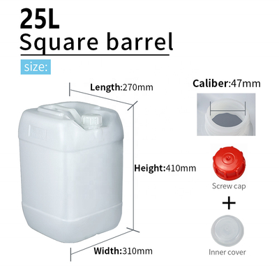 SIDUN 25l Jerry Can de plastique avec le robinet pour le médicament acide d'alcali