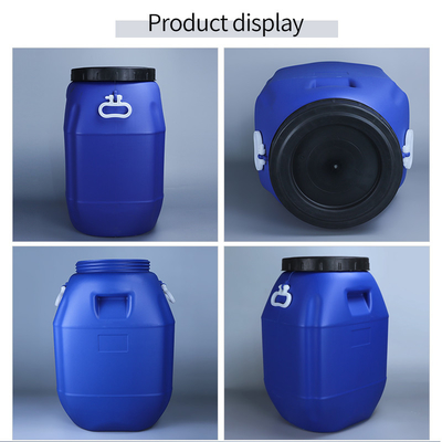 conteneurs chimiques en plastique du tambour 50L en plastique de 80*47mm à couvercle serti avec la poignée