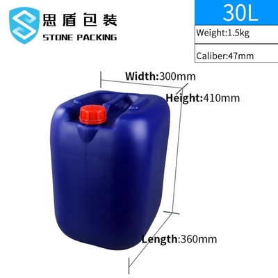 Catégorie comestible chimique en plastique du baril 30l de conteneurs du calibre 47mm