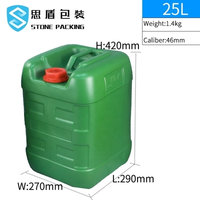 Tête serrée en plastique 25L conteneurs chimiques de 5 gallons 63mm Rieke Opening