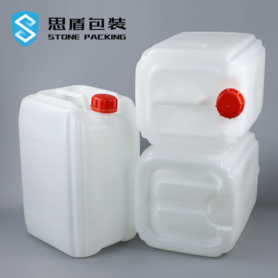 HDPE translucide blanc Jerry Can du stockage chimique 41mm 20 litres