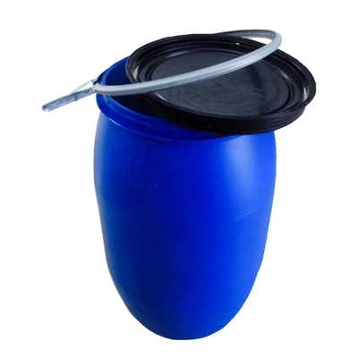 200l chimique bleu cylindrique tambour en plastique 585*970mm 9kg de 55 gallons