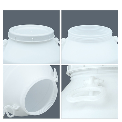 Liquides empaquetant le tambour bleu de récipient en plastique de HDPE du cylindre 160L 80 degrés