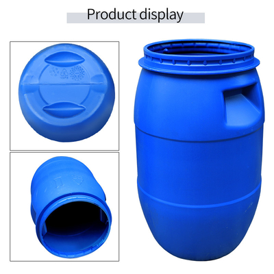 Récipient en plastique de HDPE de cylindre 30l 160l avec le cercle de fer