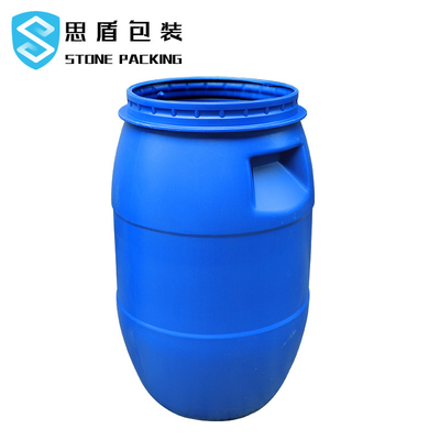 Récipient en plastique de HDPE de cylindre 30l 160l avec le cercle de fer