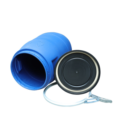 Récipient en plastique de HDPE de cylindre 30l 160l avec le cercle de fer