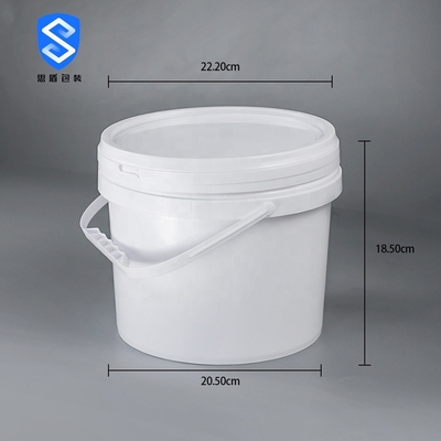 Pp en plastique 5 diamètre en plastique rond 222mm du tambour 360g de litre 205mm