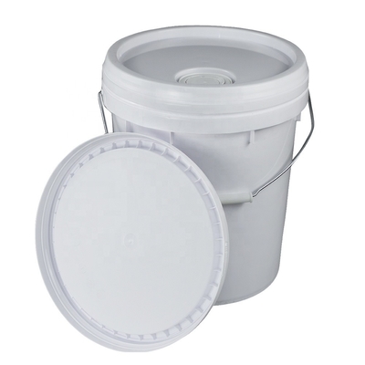 2.0mm réutilisables seau de peinture de 20 litres avec les couvercles BPA libres