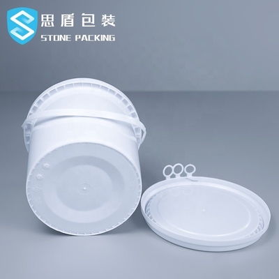 épaisseur de 1.1mm seau en plastique de peinture de 5 gallons avec la poignée 10L 18L 20L