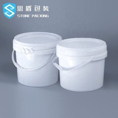 épaisseur de 1.1mm seau en plastique de peinture de 5 gallons avec la poignée 10L 18L 20L