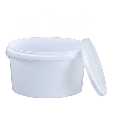 Seau rond ovale de conteneurs chimiques ovales de 1 gallon avec le couvercle 265*265mm