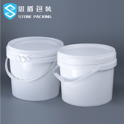 Produit chimique 5l blanc du diamètre 222mm pp autour des récipients en plastique 360g