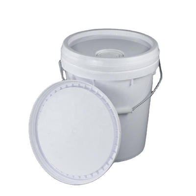 Blanc de chapeau de filtre à huile cinq gallons seau de peinture de 20 litres avec le couvercle ISO9001