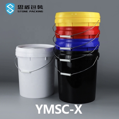 Blanc de chapeau de filtre à huile cinq gallons seau de peinture de 20 litres avec le couvercle ISO9001