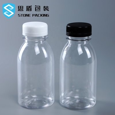 Bouteilles en plastique 250ml 28g d'ANIMAL FAMILIER en plastique clair des produits 34mm de ménage