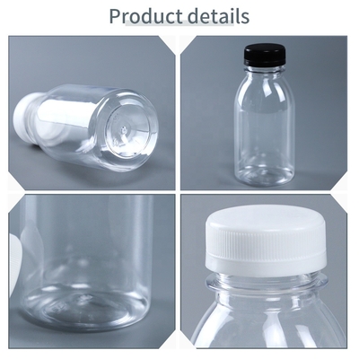 Bouteilles en plastique 250ml 28g d'ANIMAL FAMILIER en plastique clair des produits 34mm de ménage