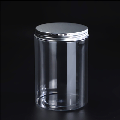 Bouteilles en plastique d'ANIMAL FAMILIER de 55*65MM avec le couvercle 13g de vis