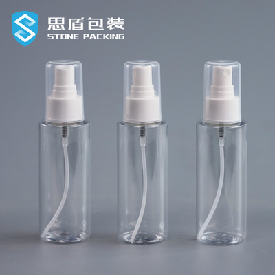 Bouteille transparente de jet de l'ANIMAL FAMILIER 100ML de 18mm avec le bec 13g
