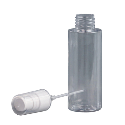 Bouteille transparente de jet de l'ANIMAL FAMILIER 100ML de 18mm avec le bec 13g