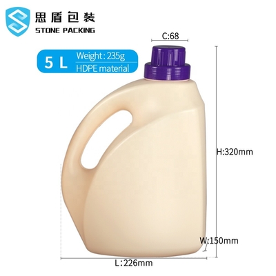 bouteille vide de cruches de détergent de blanchisserie de 59mm pour la vaisselle 235g liquide