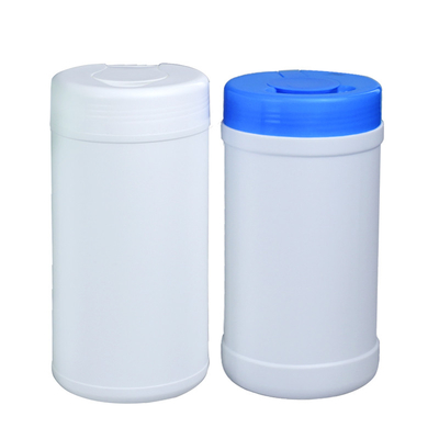 Tambour à couvercle serti mat de HDPE du récipient en plastique de HDPE 750ML