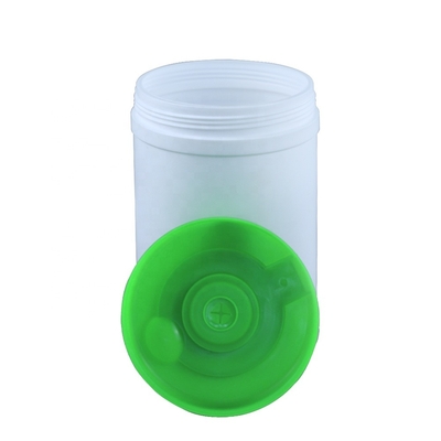Seau 100% humide en plastique de chiffon de HDPE matériel de Vierge 80 morceaux