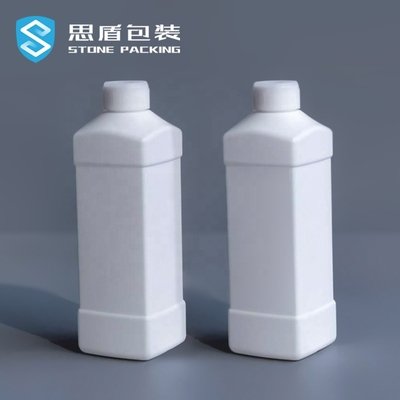 Le lait désinfectant plastique de HDPE de 1 litre met gravure à l'eau forte en bouteille acide