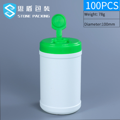 Seau humide en plastique de chiffon de Jerry Can 80*125mm du HDPE 750ML