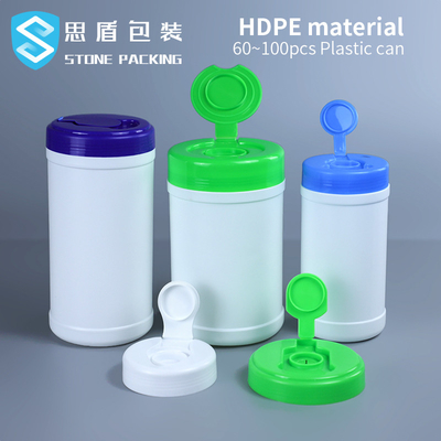 Seau humide en plastique de chiffon de Jerry Can 80*125mm du HDPE 750ML