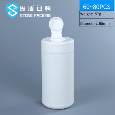Seau humide en plastique de chiffon de Jerry Can 80*125mm du HDPE 750ML