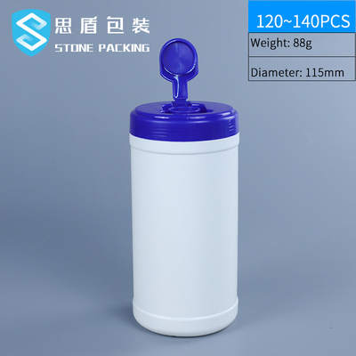 Seau humide en plastique de chiffon de Jerry Can 80*125mm du HDPE 750ML