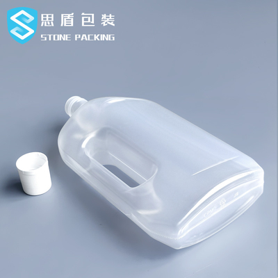 Bouteille 750ml en plastique translucide du calibre 30mm avec la poignée