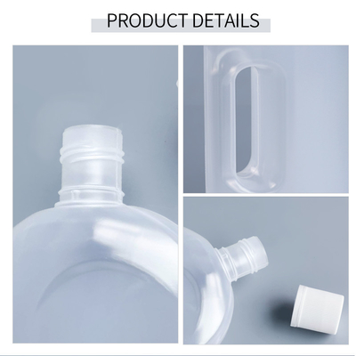 Bouteille 750ml en plastique translucide du calibre 30mm avec la poignée