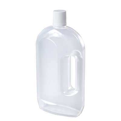 Bouteille 1.2L en plastique translucide avec la poignée