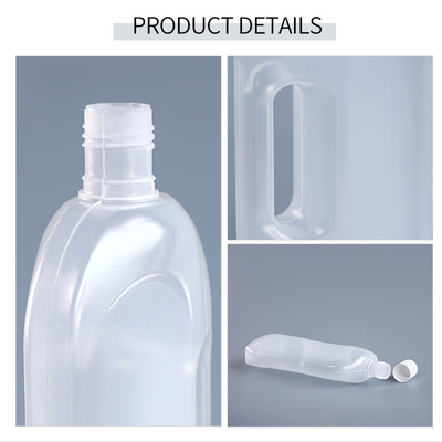 Bouteille 1.2L en plastique translucide avec la poignée